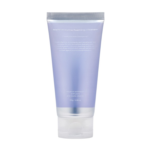 Foaming cleanser with enzymes and rice to gently exfoliate