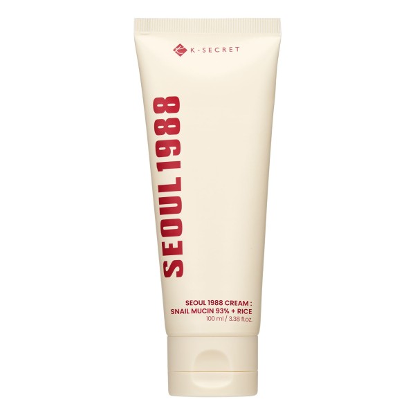 Cream : Snail Mucin 93% + Rice · SEOUL 1988 by K-SECRET | MiiN Cosmetics