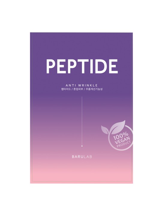 Anti-ageing sheet mask with peptides - Barulab | MiiN Cosmetics