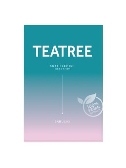 Green tea tree anti-blemish sheet mask - Barulab | MiiN Cosmetics