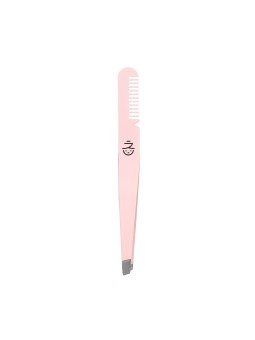 Precision eyebrow tweezers with comb|MiiN cosmetics