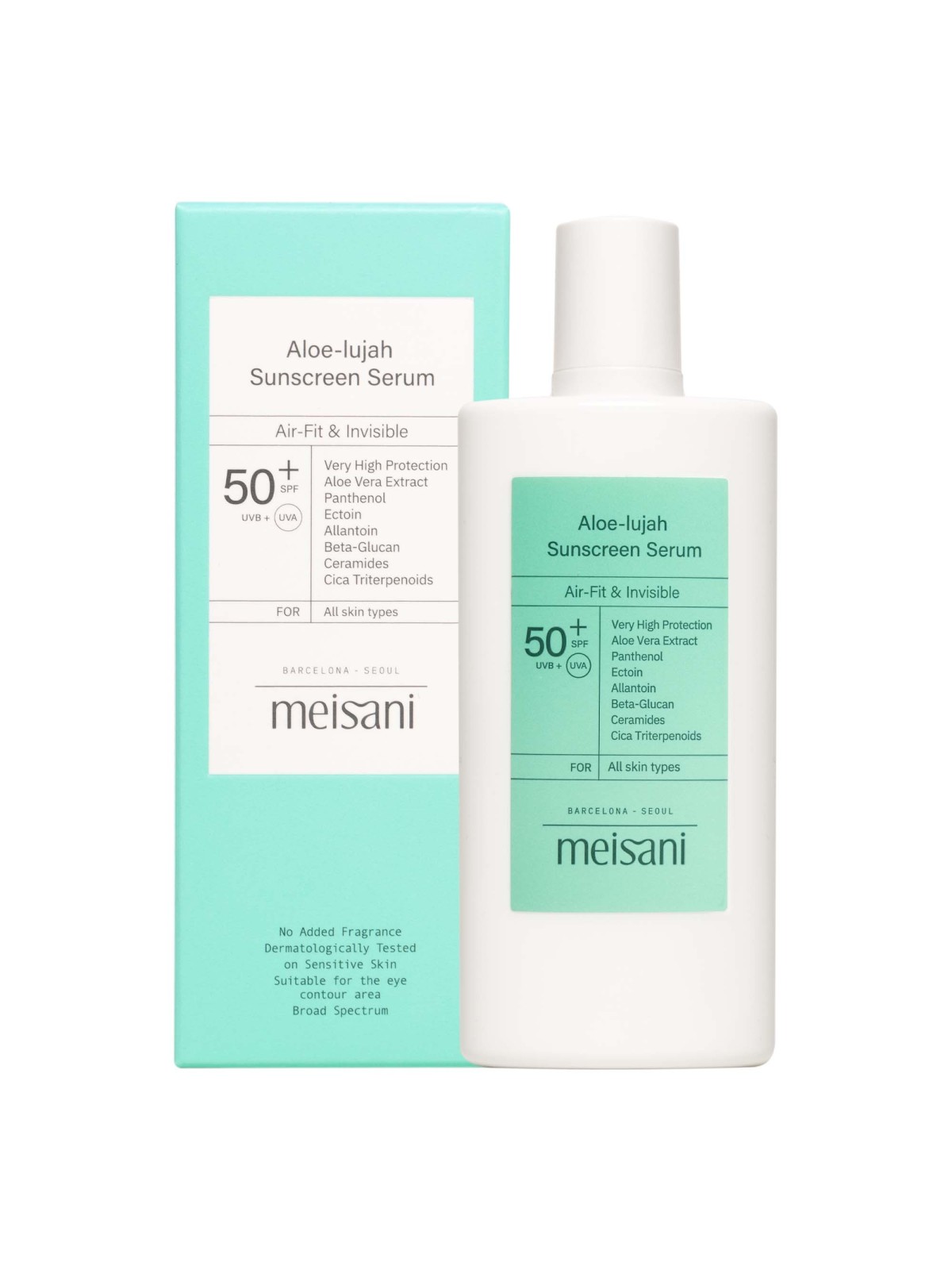 Aloe-lujah Sunscreen Serum · Meisani | MiiN Cosmetics