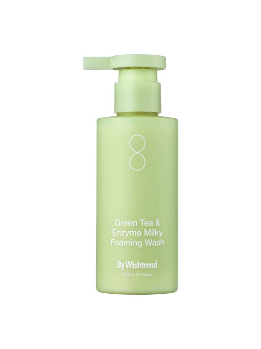 Green Tea & Enzyme Milky Foaming Wash · By Wishtrend | MiiN Cosmetics