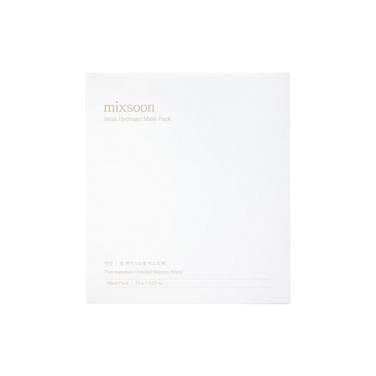 Bean Collagen Hydrogel Mask Pack · mixsoon | MiiN Cosmetics